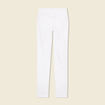Jeans slim taille haute denim blanc femme
