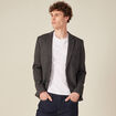 Veste esprit blazer droite gris homme