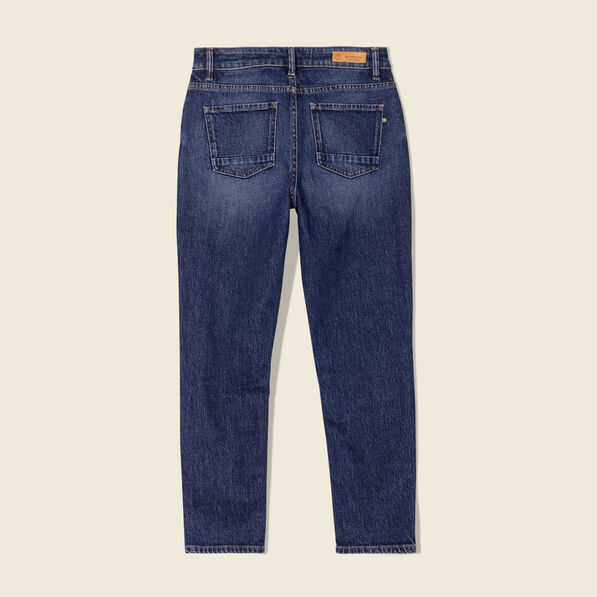 jeans slim 78eme denim brut femme Jeans slim 7/8ème denim brut femme