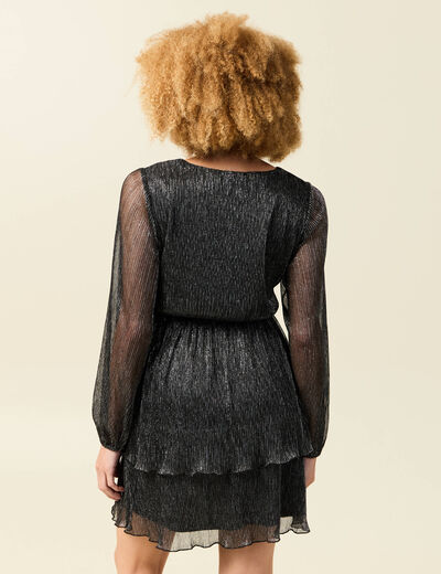 Robe Pull De Noël Pour Femme - Motif Verre à Vin, Capuche, Manches Longues, Poches - Taille Grande Disponible