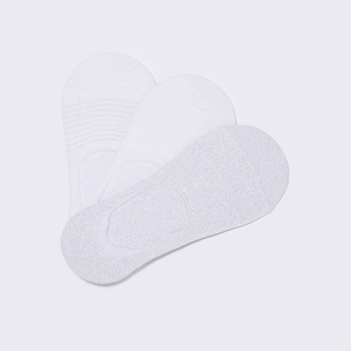 Lot 3 paires socquettes blanc femme