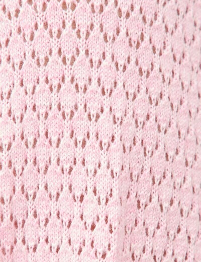 Pull manches longues rose pastel femme