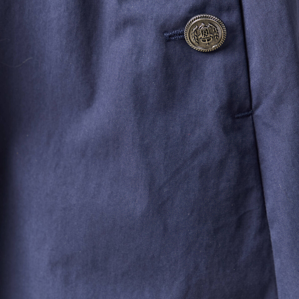 Jupe en coton bleu marine femme