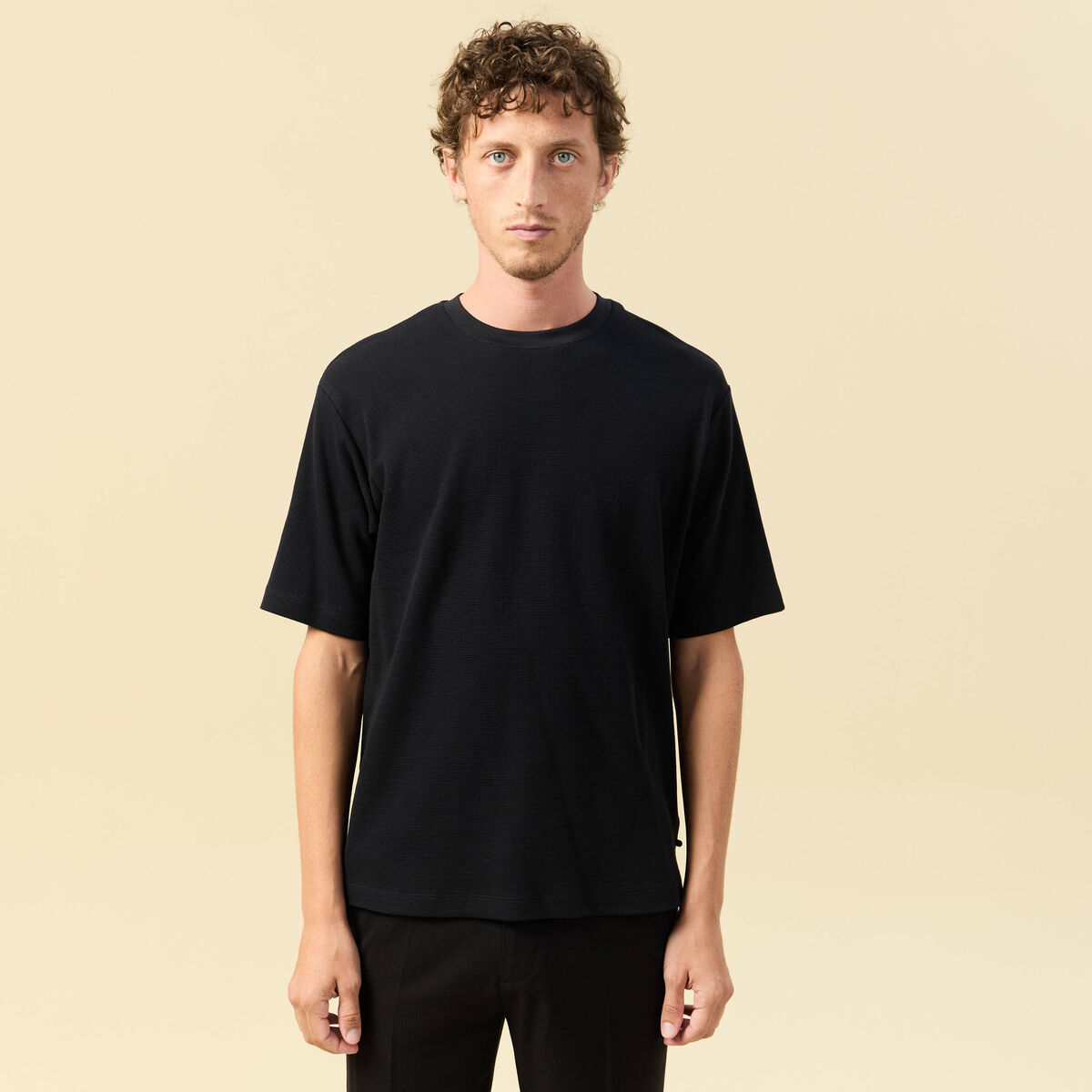 T-shirt en coton noir homme