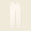 Jeans mom 7/8ème ecru femme