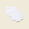 Lot de 3 boxers blanc homme