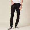 Jeans slim éco-respnsable denim noir homme