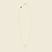 Collier pendentif résine couleur or femme