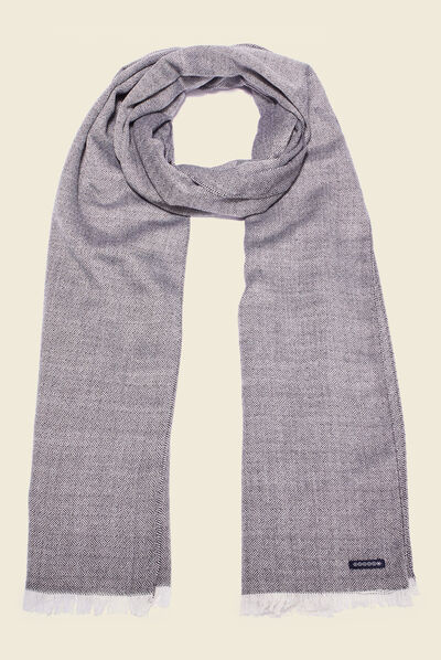 Foulard noir homme