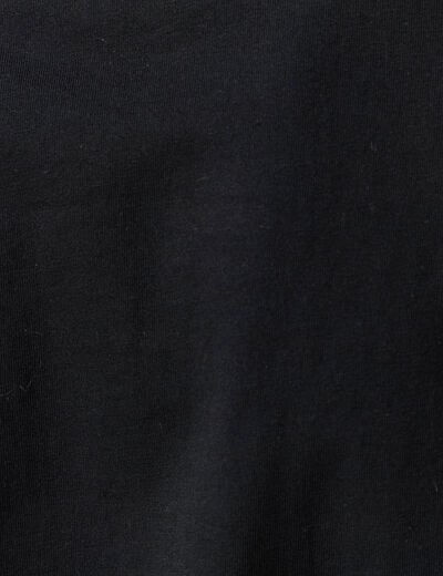T-shirt manches courtes noir femme
