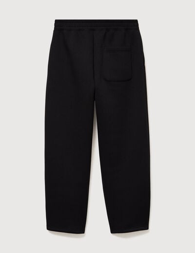 Pantalon coupe loose noir homme