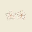 Boucles d'oreilles clous couleur or femme
