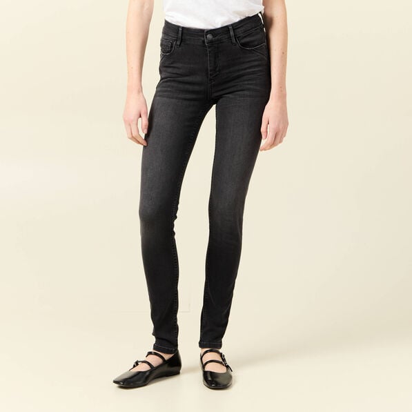 jeans marylin skinny push up denim gris femme Jeans Marylin - skinny push up denim gris femme