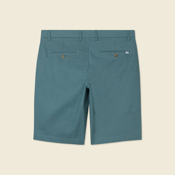 bermuda droit eco responsable vert fonce homme Bermuda droit éco-responsable vert foncé homme
