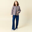 Veste éco-responsable bleu marine femme
