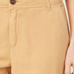 Pantalon éco-responsable beige femme