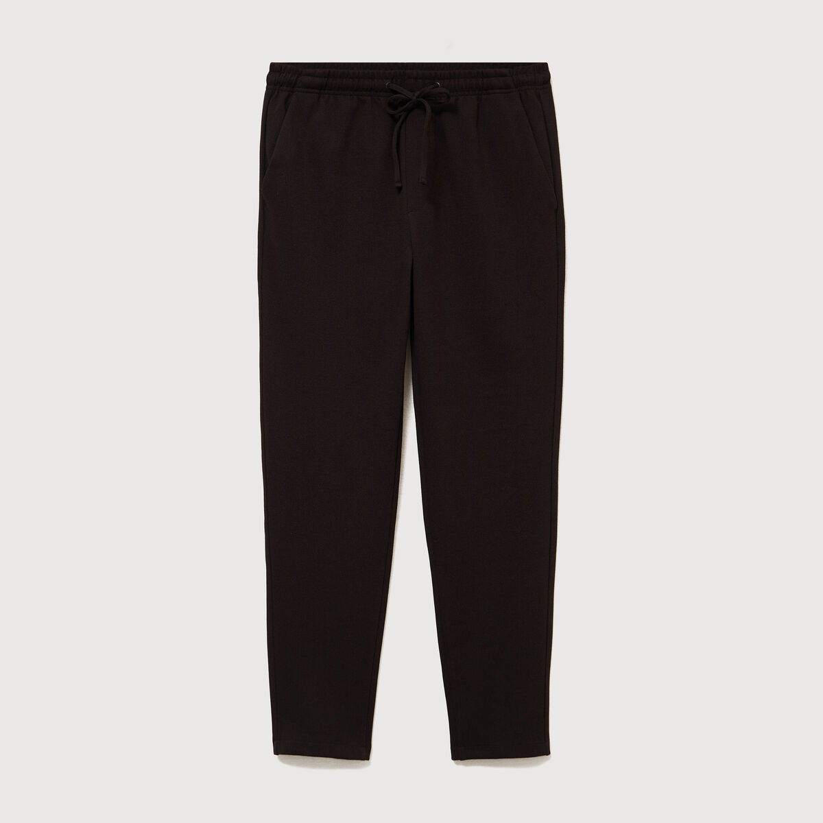 Pantalon chino jogger marron homme