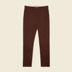 Pantalon chino longueur 32 bordeaux homme