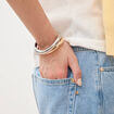 Lot de 2 bracelets couleur or femme