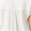 Chemise manches courtes ecru femme