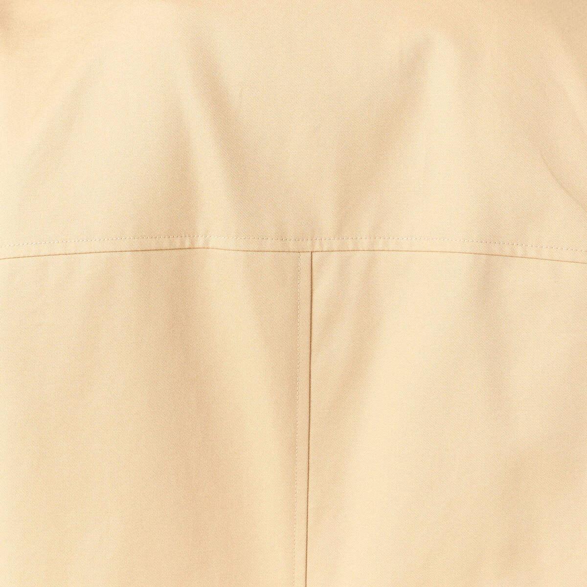 Imperm&eacute;able long droit col tailleur beige femme