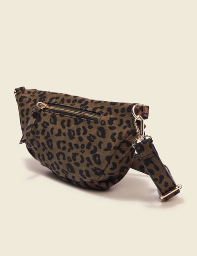 Sac banane vert kaki femme