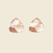 Boucles d'oreilles clous couleur or femme