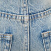 Jeans loose taille standard bleu femme