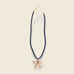 Collier bleu marine femme