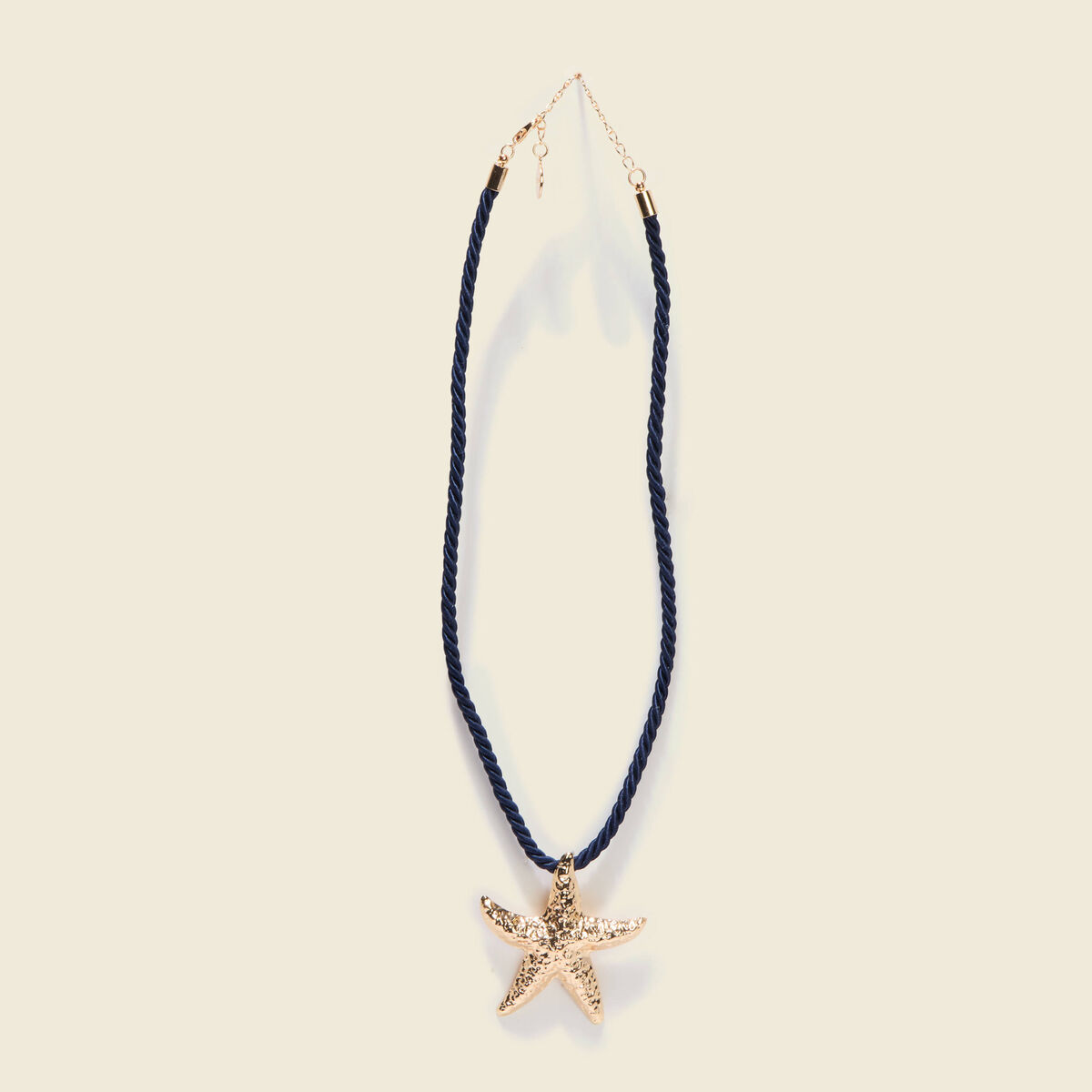 Collier bleu marine femme