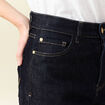 Jeans mom fabriqué en France denim brut femme