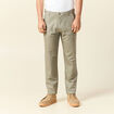 Pantalon chino vert kaki homme
