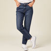 Jeans slim 7/8ème denim brut femme