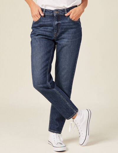 Jeans slim 7/8ème denim brut femme