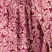 Robe évasée fluide bordeaux femme