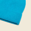 Bonnet fabriqué en France bleu turquoise femme