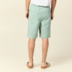Bermuda droit vert olive homme