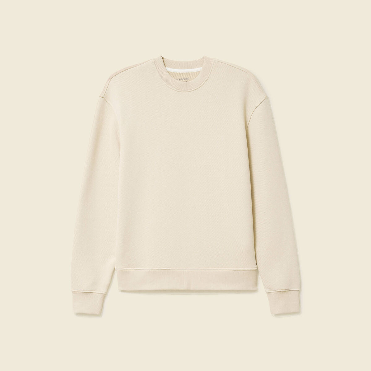 Sweat manches longues sable homme