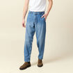 Jeans chino droit longueur 32 denim stone homme
