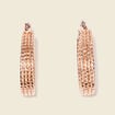Boucles d'oreilles cr&eacute;oles couleur or femme