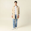 Jeans large relaxed denim bleach homme