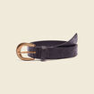 Ceinture embossée noir femme