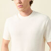 T-shirt en coton ecru homme