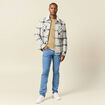 T-shirt manches longues taupe homme