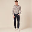 Chemise à manches longues blanc homme