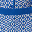 Jupe droite tricot&eacute;e bleu femme
