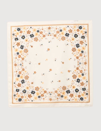 Foulard ecru femme