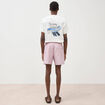 Short de bain vieux rose homme