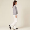T-shirt manches longues ecru femme