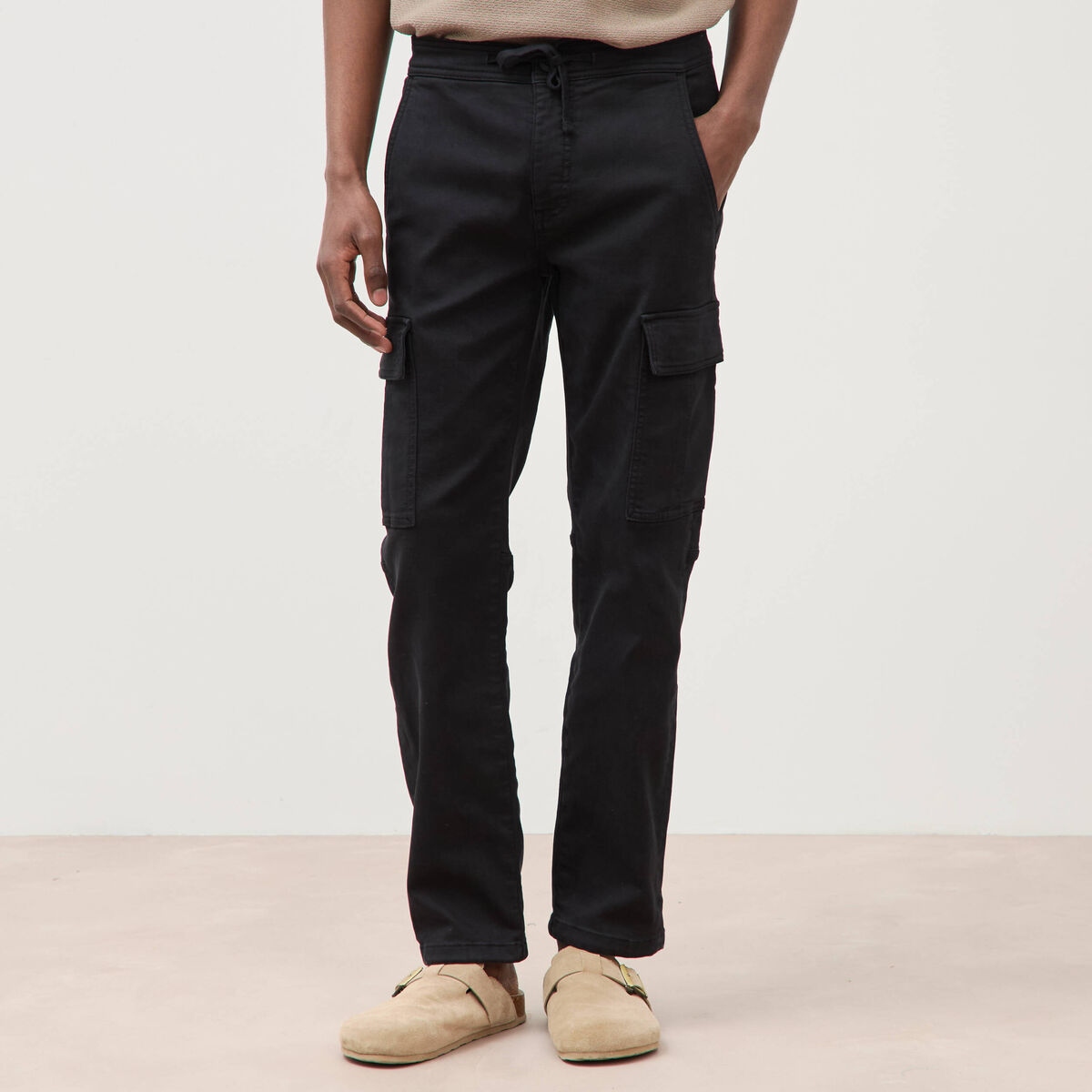 Pantalon battle longueur 32 noir homme